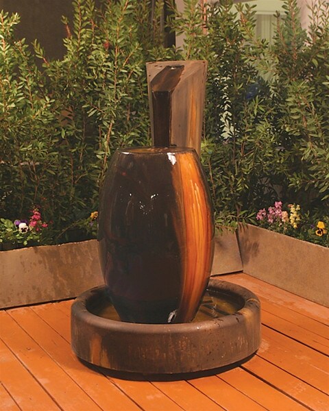 Canister Fountain Unique Modern or Contemporary Design